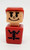 PLAYSKOOL Familiar Places and Friends #470 Rescue Center - Fireman, toy figure with a smiling face and red fireman outfit.