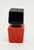PLAYSKOOL Familiar Places and Friends African-American Blockhead with Chin, stacked black and red blocks toy, plastic construction.
