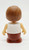 Playmates Li'l Playmates - Male with Brown Pants White Shirt and Brown Hair, toy figure back view.
