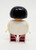 LEGO Duplo 1992 Family Home Bucket - Female Figure, pink legs, white blouse, black hair, plastic toy figurine.