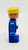 LEGO Duplo Male Figure Blue Legs Blue Top with Yellow Cap