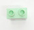Lego LEGO Duplo Brick 1 x 2 x 2 with Pink Grill and Hot Dog Pattern, a digital building block with pink grill and hot dog pattern.