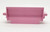 LEGO DUPLO Furniture Couch / Sofa 2 x 6 - Medium Dark Pink, pink Lego toy sofa with simple rectangular design and small armrests on each side.