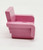 LEGO DUPLO Furniture Chair 3 x 2 1/2 x 2 Armchair with Stud, Medium Dark Pink color, plastic toy furniture piece for children's building blocks.