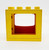 LEGO DUPLO Door / Window Frame 2 x 4 x 3 Flat Front Surface with Red Door / Window