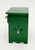 Calico Critters EPOCH 1985 Sylvanian Families Calico Critters - Desk, a small green wooden desk with a floral cutout design on the front panel.