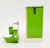Fisher-Price Doll House Decorator Set #253 Bathroom, toy miniature bathroom and closet with green doors.