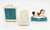 Fisher-Price Doll House Decorator Set #257 Baby's Room, miniature furniture and rocking horse toy for dollhouse play.