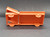 Fisher-Price Doll House lounge chair from the patio furniture decor.  The orange lounge chair was available in multiple sets 1979 - 1984.  The back of the lounger raises to replicate a real chair.