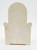 Fisher-Price Doll House (1978 - 1985) Dresser, vintage white plastic dollhouse furniture piece with a rounded top and small armrests.