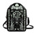 Glow in the Dark Tombstone Mini Backpack - Black