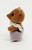 Tomy Sylvanian Family Vintage Slydale Fox Family - Skitter Slydale, plush toy fox with brown fur, wearing a white lace dress against a plain white background.