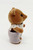 Tomy Sylvanian Family Vintage Slydale Fox Family - Skitter Slydale plush toy, soft brown fox figurine wearing a white dress, part of Sylvanian Families toy line, collectible plush toy.