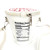 COMECO INC Cute Noodles Cup Crossbody Bag in Vinyl, white bag resembling a noodles cup with nutrition facts design on the front.