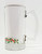 Libbey Christmas Green and Red Holly Beer Mug