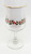 Libbey Christmas Green and Red Holly Water Goblet