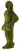 Universal Monsters Burger King Kids Meal 1997 Universal Monsters Creature From the Black Lagoon Action Figure, green and black detailed figure showing the creature's features