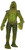 Universal Monsters Burger King Kids Meal 1997 Universal Monsters Creature From the Black Lagoon Action Figure, green amphibious monster toy from 1997