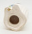 Vintage 3.5" Ceramic Owl Pomander