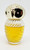AVON Baby Owl Occur! Cologne 1 oz, gold and silver owl-shaped perfume bottle with textured detailing and black eyes.