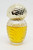 AVON Baby Owl Occur! Cologne 1 oz, small glass bottle with a shiny, metallic owl-shaped cap and golden yellow liquid inside.