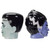 Pacific Giftware Mr. & Mrs. Frankenstein Salt and Pepper Shakers Set - Spooky Kitchen Decor for Halloween & Collectors, featuring ceramic skull and Frankenstein's monster design ornaments.