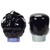 Pacific Giftware Mr. & Mrs. Frankenstein Salt and Pepper Shakers Set, spooky Halloween kitchen decor featuring black ceramic salt and pepper shakers shaped like Frankenstein's head.