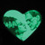 Glow in the Dark Heart Shape Frankenstein w/ Bride Wristlet