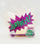 Wendy's Kids' Meal Toy 1995 Surprize - Dinosaur Driving Egg, clear plastic bag with purple and green text and graphics, vintage collectible toy from 1995.