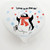 American Greetings 1982 Fine Porcelain Penguin "Love is in the Air" Trinket Box