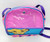 PYRAMID Handbags Pyramid Disney The Lion King Handbag, pink and purple backpack featuring Lion King character design and clear front pocket.