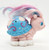 TONKA 1987 Baby Keypers - Taps the Turtle, vintage plastic toy with pastel-colored turtle shell and a pink-haired doll head, designed as a collectible baby keychain.