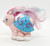 TONKA 1987 Baby Keypers - Taps the Turtle, vintage toy featuring a pink turtle with a blue shell and pastel-colored hair.