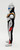 BANDAI Bandai Ultraman Ultra Monster Series #52 Evil Tiga Action Figure, side view of the detailed Ultraman character with silver, black, red, and blue accents.