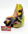 KellyToy 1996 Farm Yard Beanpals Bud the Bullfrog, colorful plush bullfrog toy with detailed face and large black eyes.