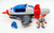 Fisher-Price® Imaginext® 2014 Alpha Star, toy spaceship with a small action figure character and accessories.