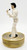 Ardleigh Elliot 1998 Elvis Presley Aloha From Hawaii Music Box, collectible Elvis Presley figurine singing into a microphone on a golden record-shaped base.