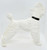 Unbranded Ceramic 12-inch White Poodle Figurine, decorative white ceramic dog with a textured fur design and black collar.