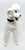 Ceramic 12" White Poodle Figurine