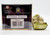 Kurt Adler 2005 Star Wars Yoda Hand-Crafted Glass Holiday Ornament, detailed gold-colored glass Yoda ornament with packaging that emphasizes it is a decoration, not a toy.