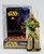 Kurt Adler 2005 Star Wars Yoda Hand-Crafted Glass Holiday Ornament, gold-colored Yoda figure holding a green lightsaber with a detailed facial expression and intricate hair design.