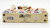 Enesco Disney Traditions Mickey and Minnie Mouse Love Statue, decorative collectible figurine in gift box packaging.