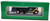 HESS 2000 Miniature HESS First Truck, inside a green display box with transparent window showing a vintage toy truck.