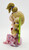 The Hamilton Collection 2013 Crystal Reflections of Hope Collection Courage Shines figurine, a detailed glass sculpture of a girl with styled hair, pink dress, and holding a green wand, showcasing craftsmanship and artistic design.