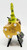 The Hamilton Collection 2013 Butterfly Wishes Collection Soaring Dreams figurine with a butterfly and caterpillar design, showing a close-up of the tag and detailed paintwork.