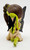 The Hamilton Collection 2013 Butterfly Wishes Collection Soaring Dreams, a fairy figurine with brown hair, green highlights, butterfly wings, and yellow-green striped socks.
