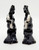 Adrianne Black Rearing Horses Salt & Pepper Shakers Made in Japan