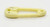 Unbranded Vintage 4 inch Yellow With Pink Flowers Safety Pin Novelty Rattle, decorative baby nursery accessory.