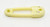 Unbranded Vintage 4-inch Yellow With Pink Flowers Safety Pin Novelty Rattle, decorative baby rattle with floral design.