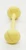 Unbranded Vintage 4-inch Plastic Yellow Baby Rattle, Retro Baby Toy for Infants.